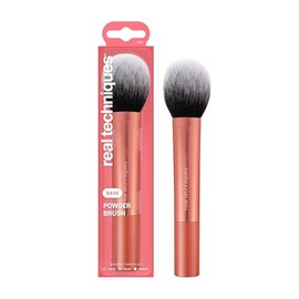 REAL TECHNIQUES, Ultra Plush Powder Makeup Brush, Brocha para Maquillaje en Polvo, Ideal para Matificar y Sellar