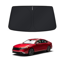 KUST Windshield Sun Shade for Honda Accord 2023 2024 2025 2026 Window Sunshade Sun Visor Protector Foldable Blocks UV Rays Keep Your Car Cooler