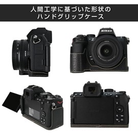 Nikon Nikon Z50II Camera Half Case for BEADY z50 ii exclusive Camera Case Z50 II Z50ii Cover Z50 2nd Generation PU Leather Protective Case Black