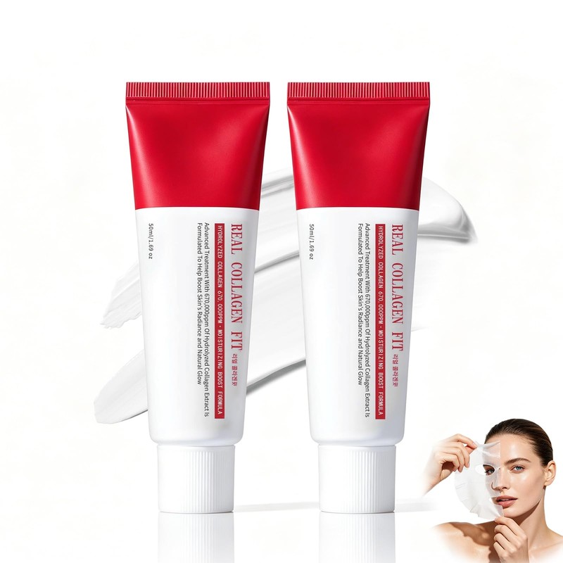 2PCS Mascarilla de Noche de Colágeno, Mascarilla peel-off