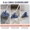 JEHONN Wall Cleaner Mop with Long Handle 82 Inches, 3-in-1