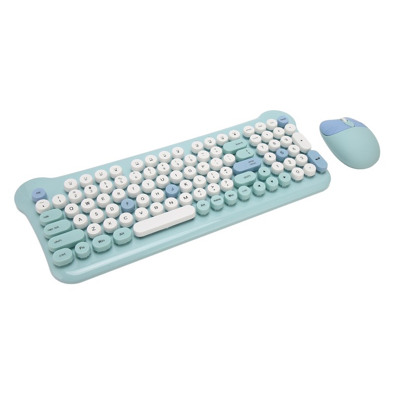 Wireless Keyboard and Mouse 2.4Ghz Connection Cute Keyboard Mouse Set