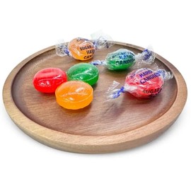 NY Spice Shop Sugar Free Assorted Fruit Hard Candy - 8 Ounce Individually Wrapped Old-Fashioned Assorted Fruit Hard Candy - Sweet Tart Sugar Free Buttons - Perfect Flavor for Holidays