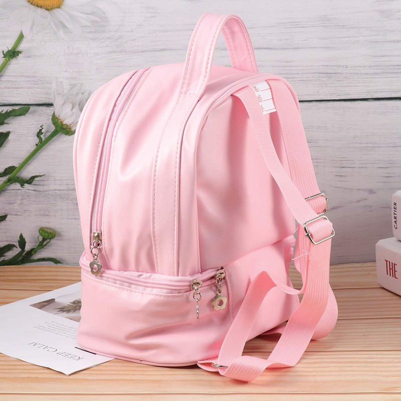 TENDYCOCO Toddler Backpack Ballet Backpack Latin Ballerina Dance Bag for