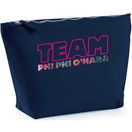 Hippowarehouse Team phi phi o'hara printed make up cosmetic wash bag 18x19x9cm