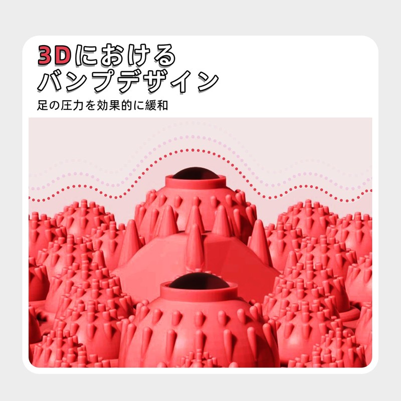 足ツボマット 指圧ボード 直径37CM 足裏マッサージ 足つぼマット 足ツボ押し 足踏みマット 指圧マット 人間工学指圧パッド 運動