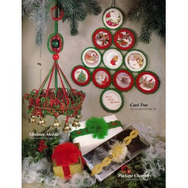 Taurus Publications Mistletoe Mobile, Card Tree & Package Accents #405 Christmas Macrame Album