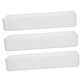 Alipis Drawer Organizers Bins Plastic 3pcs Foldable Desk Storage Box for Office Kitchen