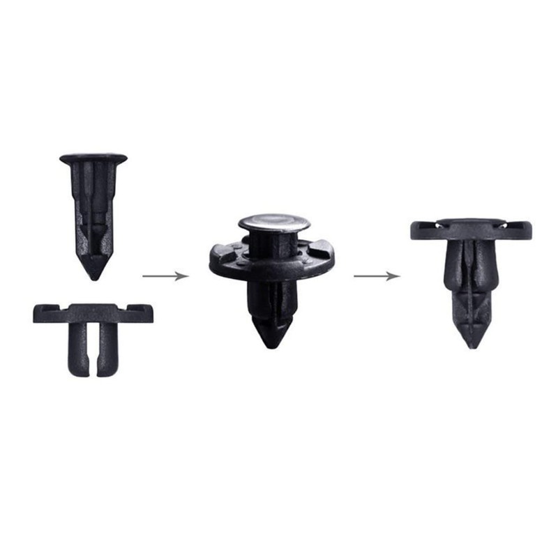 XSAJU 30pcs Rivets for Car Nissan Clips Mud Flaps Nylon