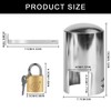 RUCUDIM Tap Lock, Tap Lock, Anti Theft Tap Lock, Outdoor