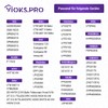 Vioks.pro Activated Carbon Filter 125 mm Set of 4 Replacement