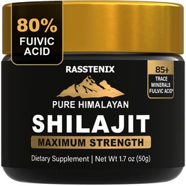 Shilajit - Pure Himalayan Organic Shilajit Resin for Energy, Maximum Potency, Mental Clarity and Immunity - 85+ Natural Trace Minerals & Fulvic Acid - Natural Shilajit Resin for Men and Women