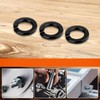 Pack of 60 spring washers M8, black spring washers, washers,