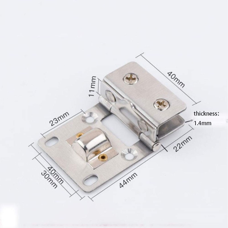 90° Door Hinge Shower Clamp Glass Butt Hinge for 5-8mm