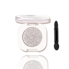 Glitter Eyeshadow High Long-lasting Single Shimmer Fine Powder Eye Shadow for Women Makeup Day & Night, Waterproof Cream Eyeshadow with Sparkly Shine, Smooth Blendable Formula for (12#)