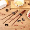 Patelai 5 Pairs Reusable Chopstick Helpers Practice Chinese Chop Stick