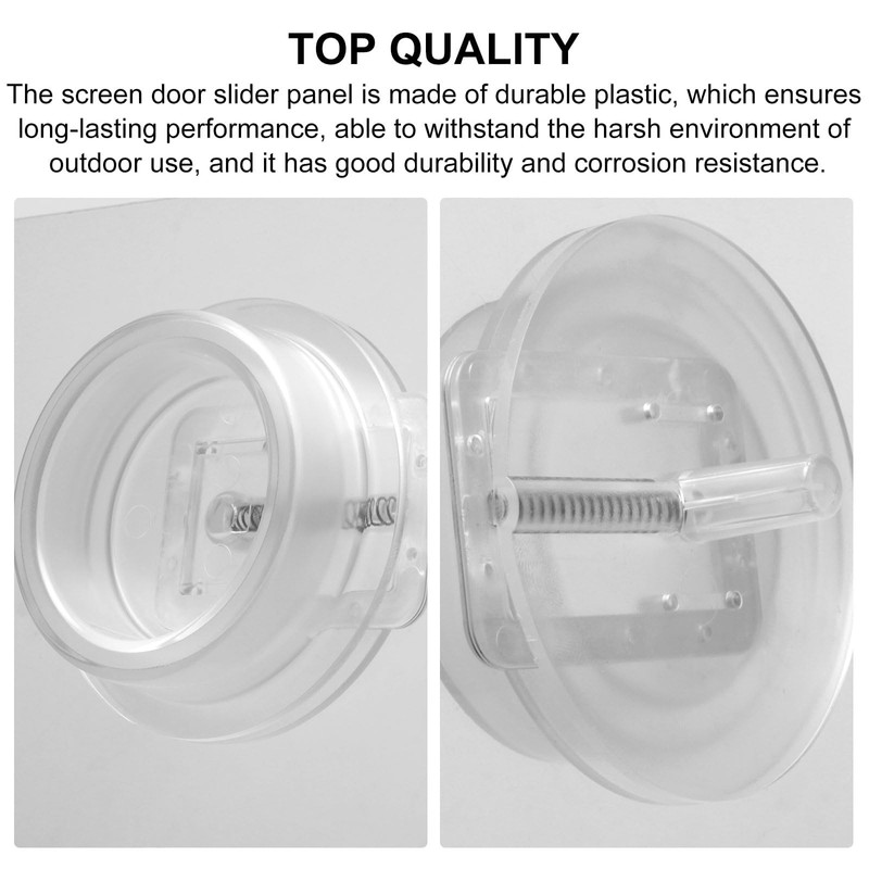 QQZ RV Screen Door Slider Panel 239061, with Push-Down Knob