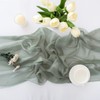 Chuqing Chiffon Table Runner, Green, 70 cm x 3 m,