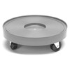 DeVault Enterprises DEV3015E 12 Inch Plant Dolly with Hole Espresso