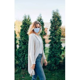 HOPE LOVE SHINE Store Floral Plaid Polka Dot Designer Face Mask For Women With Fil