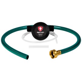 Red Lion RLMPDP-KIT, 154 GPH Drill Power Transfer Pump with 32-inch Length of Garden Hose, 1/4-inch O.D. Tubing, and Adapter, Black, 14942022