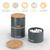 EHC Tea, Coffee, Sugar, Canister Set, Set of 3 Stackable