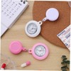 BESPORTBLE 2pcs Nurse Pocket Watch Retractable Clip Ergonomic Design Lightweight