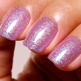 Ozzeal Glitter Gel Polish,Mermaid Iridescent Glitter Gel Nail Polish Sparkle Shimmer Gel Glitter Nail Polish Fall Winter Rainbow Soak off LED UV Gel Nail Polish for Art DIY Manicure 15ML