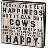 Primitives by Kathy Buy Cows Box Sign