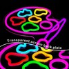 Cheunyar Paint Palette Neon Sign Art Classroom Decor Artist Palette