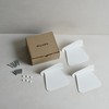 MILUKA Invisible Bookcase Wall | Set of 3 Wall Shelves
