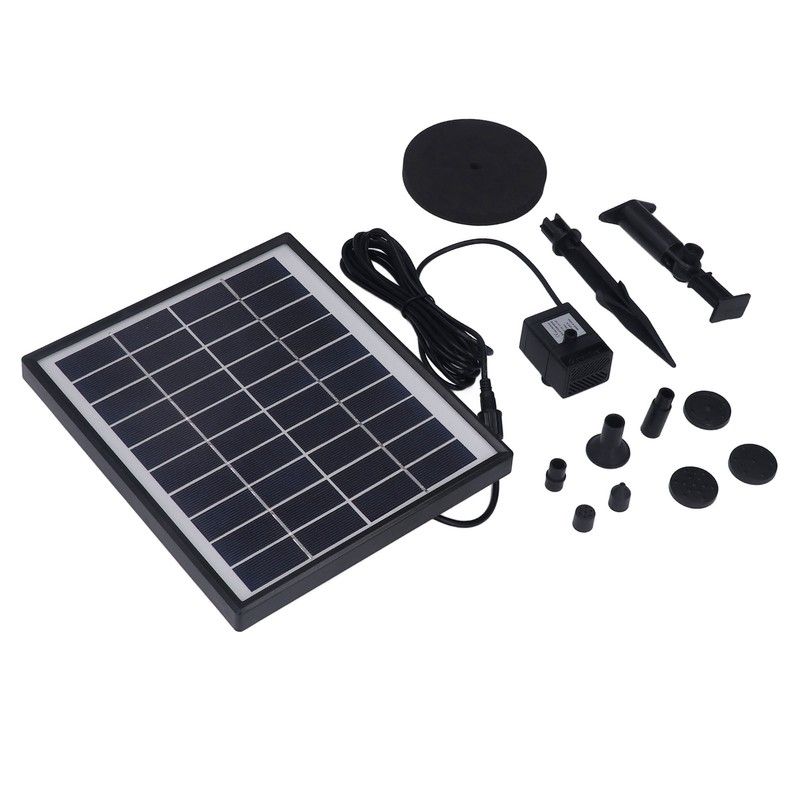 Solar Fountain Pump 6W 10V High Conversion Efficiency Anti Clogging