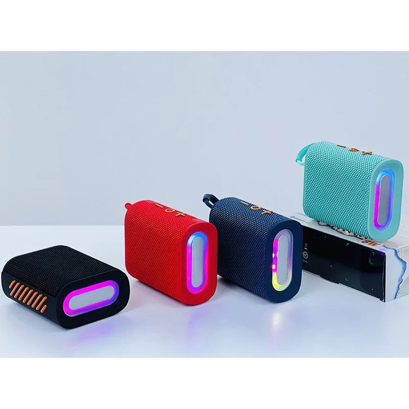 Go4Pro Portable Bluetooth Speaker Camo Outdoor Wireless RGB Light Rechargeable