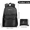 DEARBAG Hiking Backpack Men Women 15L Foldable Backpack Ultralight Waterproof