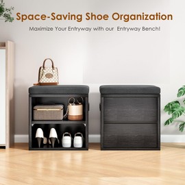 Small Shoe Bench for Entryway Shoe Bench with Cushion Shoe Bench with Storage and Seating,Small Bench Seat Entryway Shoe Rack with Bench,Small Shoe Bench Entryway Shoe Bench Small RBR