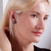 Black Pearl Earrings for Women - Faux Black Pearl Stud