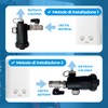 WK WKDEFMAGV mud Magnetic Mudguard Filter in Black Plastic Under