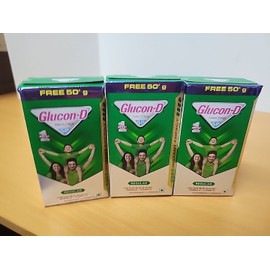 Glucon D (3) Glucon-D Natural Instant Energy Health Drink Regular 250gm Free Ship USA
