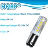 HQRP Navigation and Anchor Light Ba15d Bayonet Base 24LEDs Dual