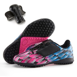 Boys Girls Soccer Cleats Indoor Turf Soccer Football Shoes Artificial Firm Ground Athletic Outdoor Youth Futsal Unisex-Child Lightweight Training Flexible Durable Comfortable Traction Breathable,