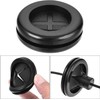 4 Black Round Double Sided Electrical Rubber Grommets for Wire