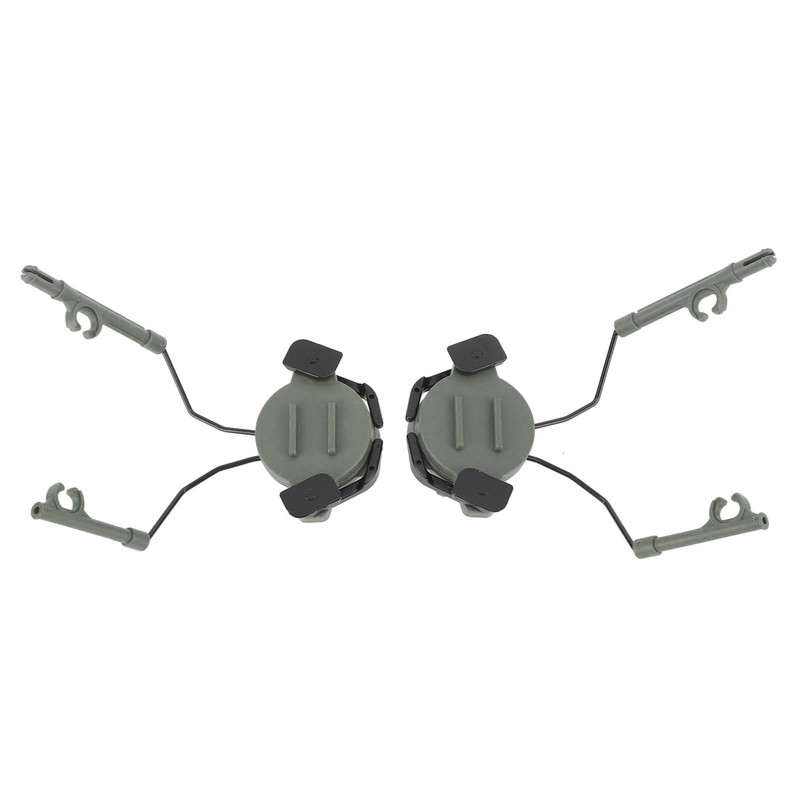 2Pcs Suspension Headset Bracket Helmet 19‑21mm Rail Adapter Rotatable Headphones