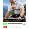 2-in-1 Magnetic&Clip-on Neck Phone Holder,59" Extended Chest Strap