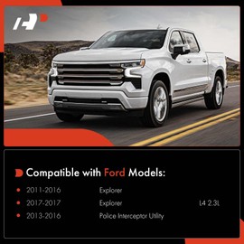 A-Premium Set of 6, Front Lower Control Arm, Inner Outer Tie Rod End, Compatible with Ford Explorer 2011-2017, Police Interceptor Utility 2013-2016