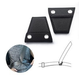 Auto Sicherheitsgurt Versteller, TUPSKY Universal Auto Sicherheitsgurt Clip für Sicherheitsgurt Hals Schutz, schützt vor Schnittverletzungen oder Reibung an der Brust (schwarz, 2 er Pack)