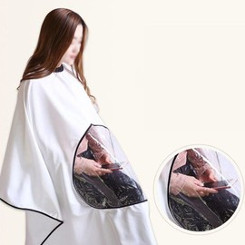 I'm excited Ttoto Mall Kimming Beauty Salon Cut Bo Visible Neck Cover Gown Dry Bo Cut Bo Perm Bo Option / 또또몰 키밍 미용실 커트보 보이는 넥커버 가운 드라이보 컷트보 파마보 옵션