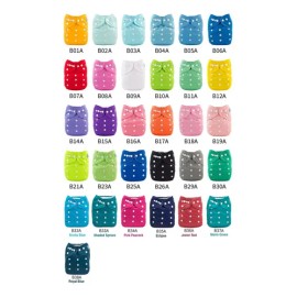 15 Pañales Ecológicos Alvababy Colores Unitalla                                                                                                       