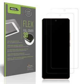 dipos FLEX 2x Schutzfolie matt passend für Vivo Y300 GT, Antireflex, 100% Displayabdeckung, Fingerprint Kompatibel, case-friendly, Full Cover Displayschutz Folie