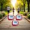 3Pcs Portable Counter Mini Digital LCD Pedometer Sports Walking Running