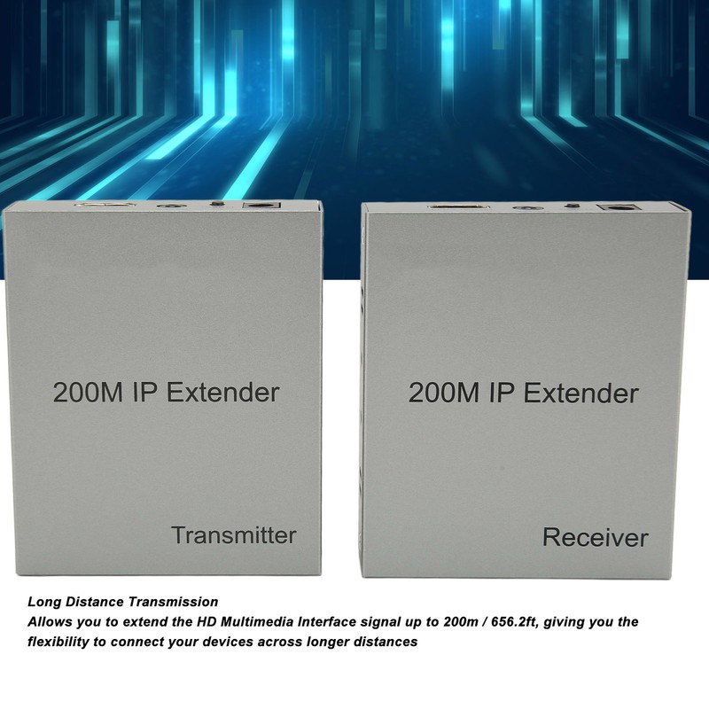 200m HD Multimedia Interface IP Extender 1080P Cat5e Cat6 Cat7